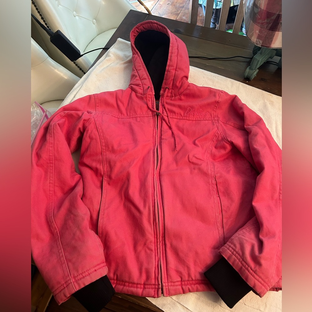Dickies chore coat winter Womans xs pink
